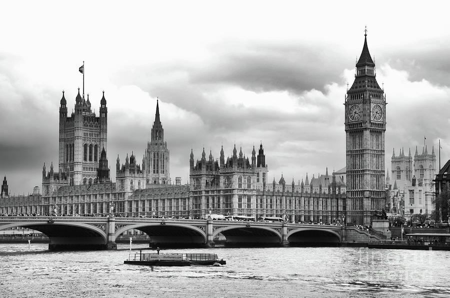 Big Clock in London Photograph by Ken Johnson