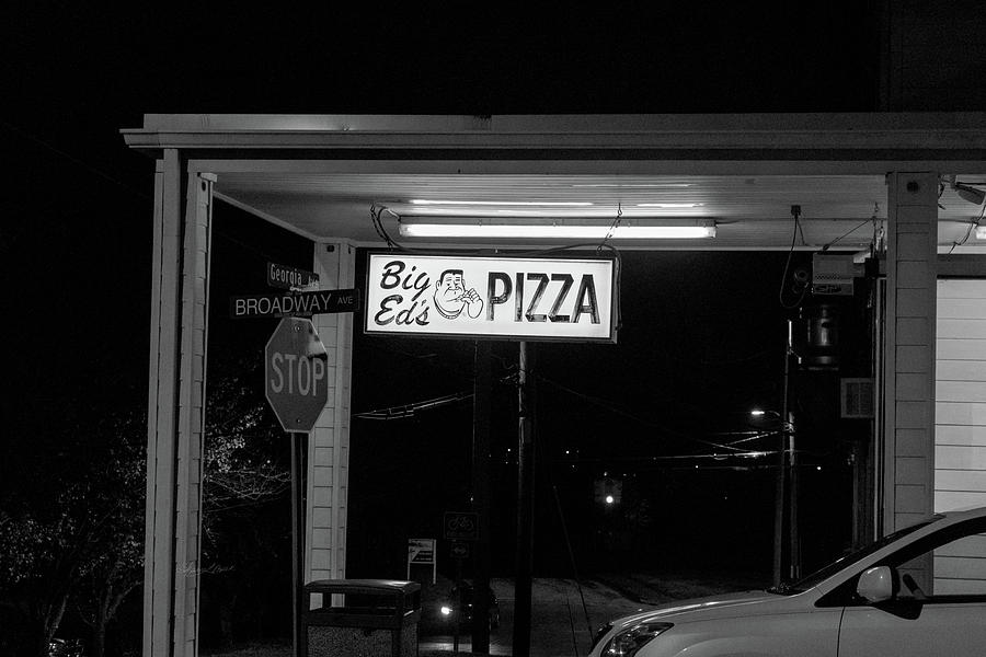 Big Eds Pizza Sign Photograph by Sharon Popek