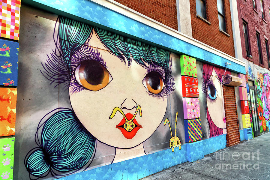 Big Eyes in the Bowery New York City Photograph by John Rizzuto