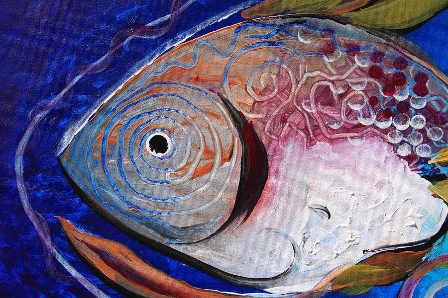 Big Fish Painting by J Vincent Scarpace
