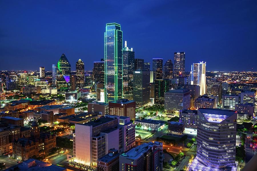 Dallas, Texas  Skyline Photograph by Harriet Feagin