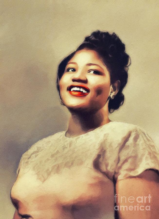 Big Mama Thornton, Music Legend Painting by Esoterica Art Agency