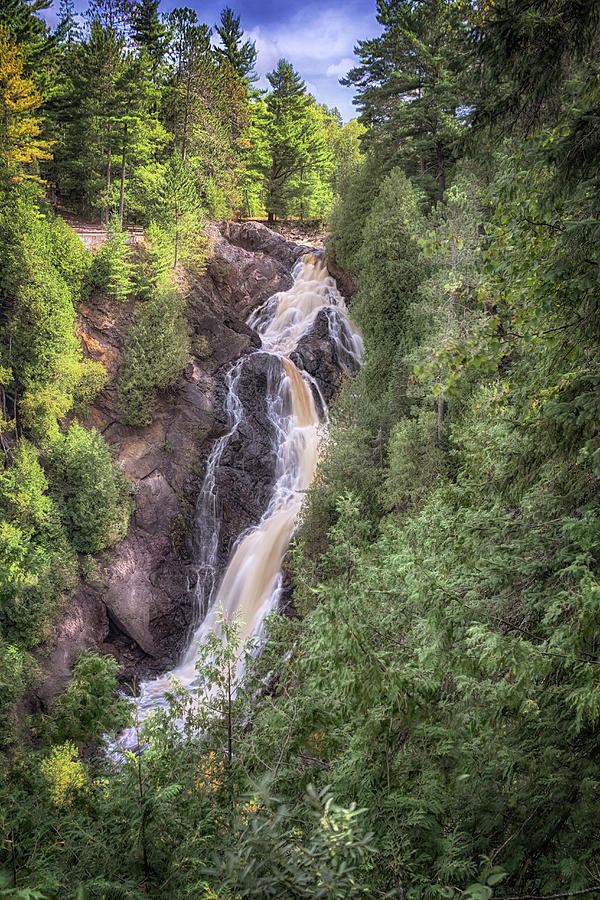 Big Manitou Falls 1 Photograph by Susan Rissi Tregoning