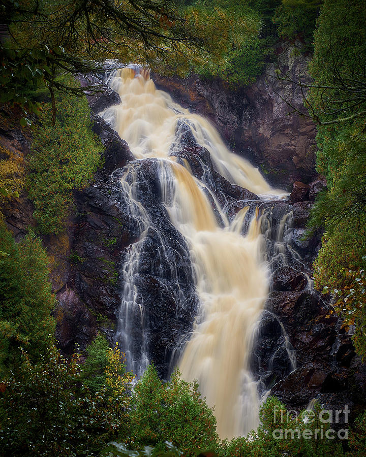 Big Manitou Falls Photograph by Matt Rohlader