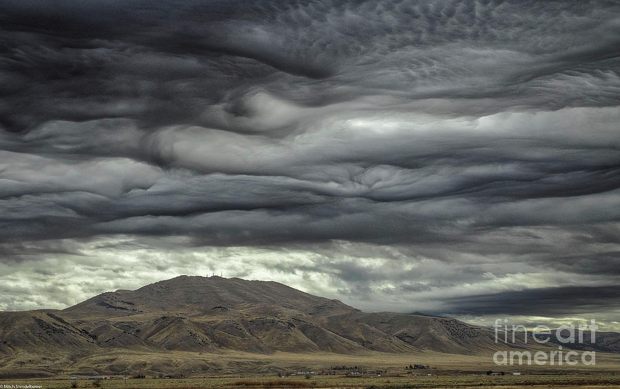 Big Nevada Sky Photograph by Mitch Shindelbower
