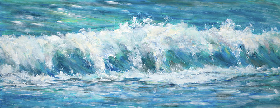 Big Ocean Waves Painting by Julie Derice - Fine Art America