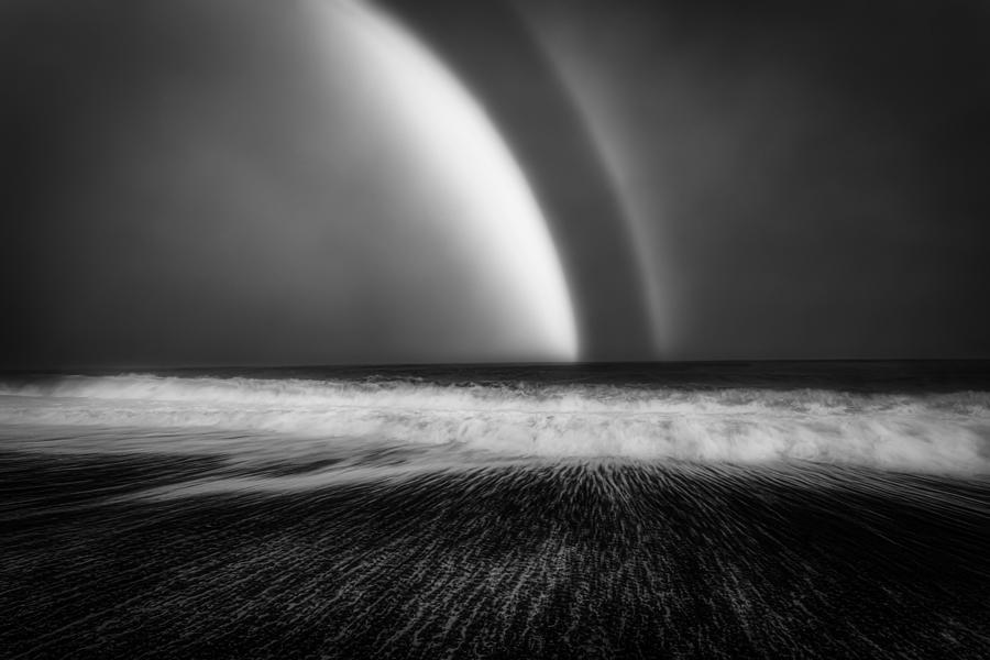 Beach Photograph - Big Rainbow by Takafumi Yamashita