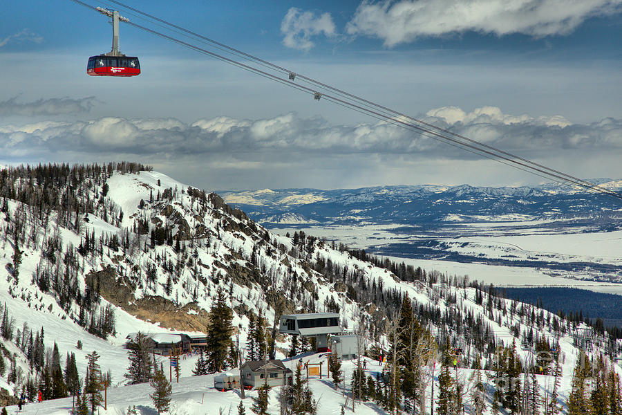 Big Red In The Skies Over Jackson Hole Photograph by Adam Jewell