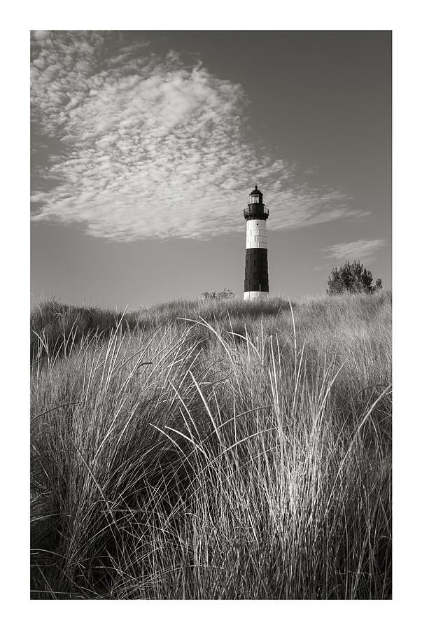 Big Sable Point Lighthouse Photograph - Big Sable Point Lighthouse I Bw by Alan Majchrowicz Big Sable Point Lighthouse Photograph - Big Sable Point Lighthouse I Bw by Alan Majchrowicz