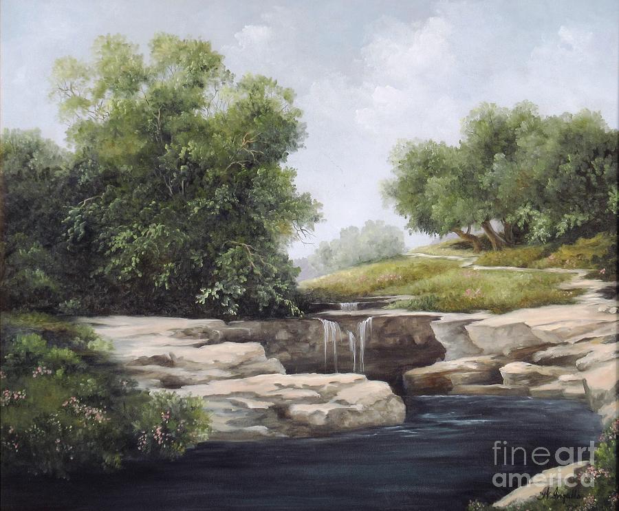 Landscape Painting - Big Sandy Texas by Wilma Ingalls Landscape Painting - Big Sandy Texas by Wilma Ingalls