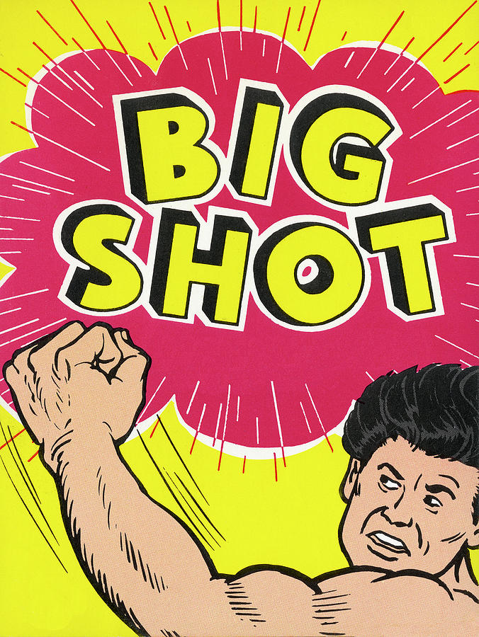 Typography Drawing - Big Shot Punch by CSA Images