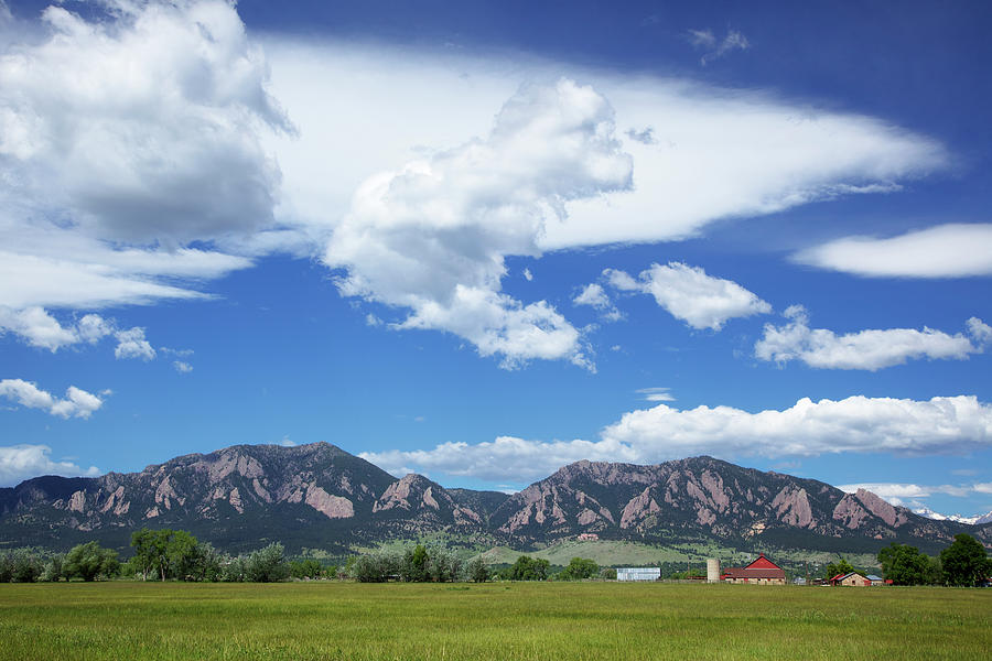 Big Sky And Clouds Over Boulder Photograph by Beklaus
