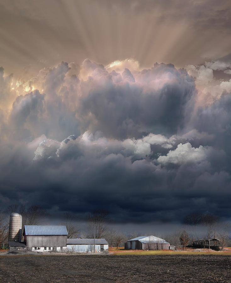 Big Sky Michigan Farmland Photograph by Evie Carrier