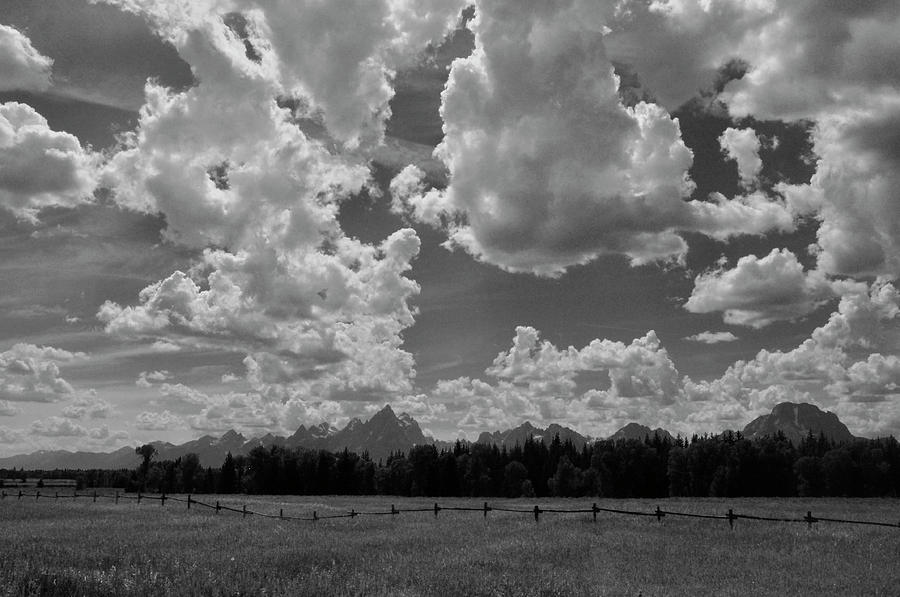 Big Sky over Grand Tetons  Photograph by Chance Kafka