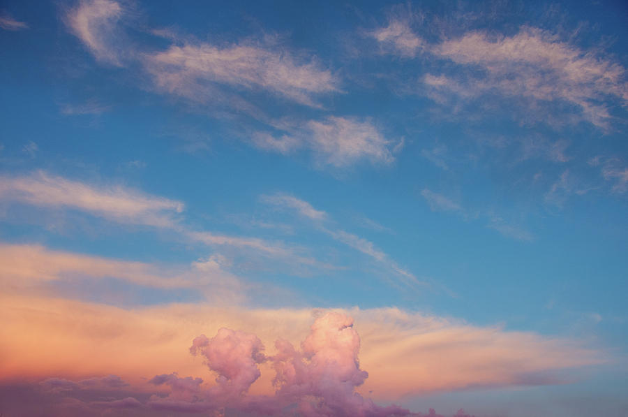 Big Sky Pink Clouds Photograph by Dimitris Sivyllis | Pixels