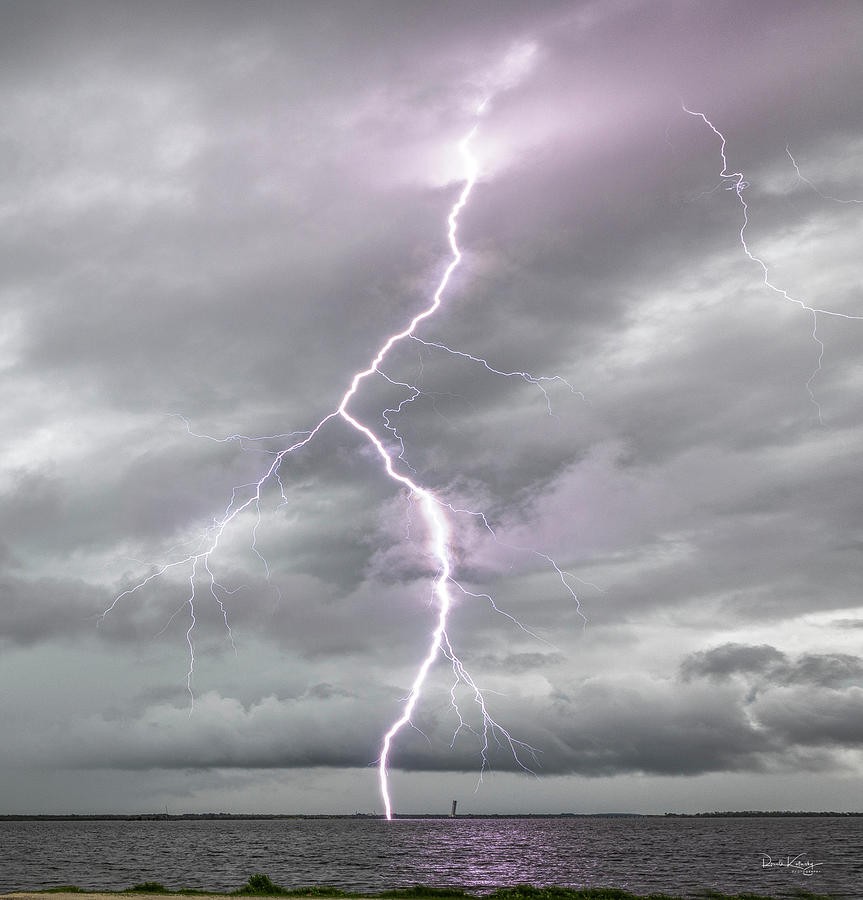 Big Strike at Merritt Island Photograph by Ronald Kotinsky | Fine Art ...