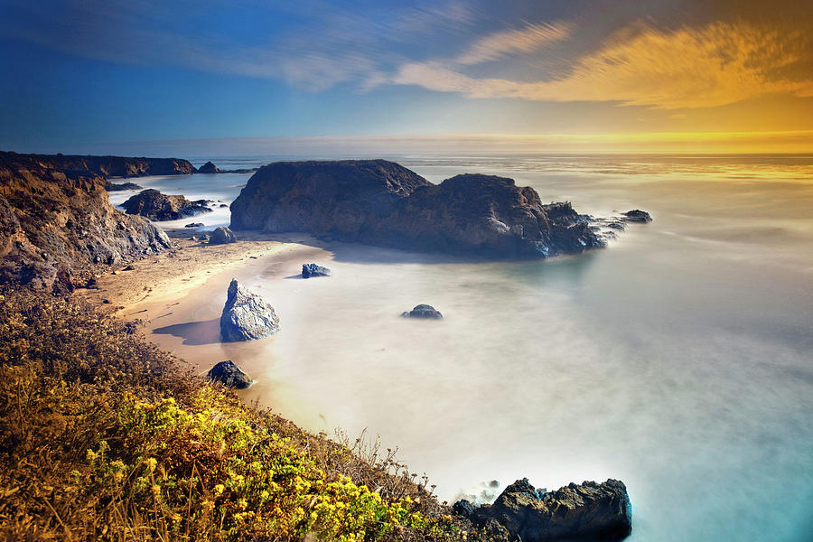 Big Sur Coastline, California Digital Art by Pietro Canali