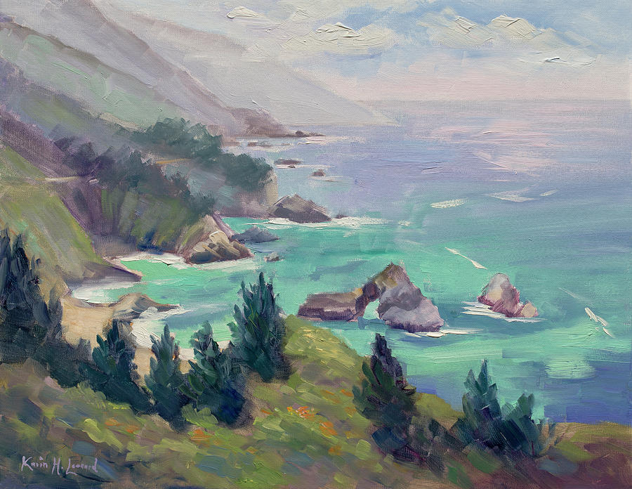 Big Sur View Painting