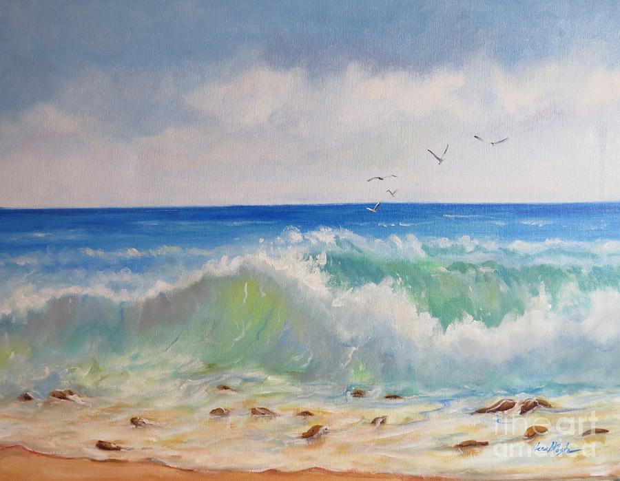 Big Surf Painting By Jean Costa - Fine Art America