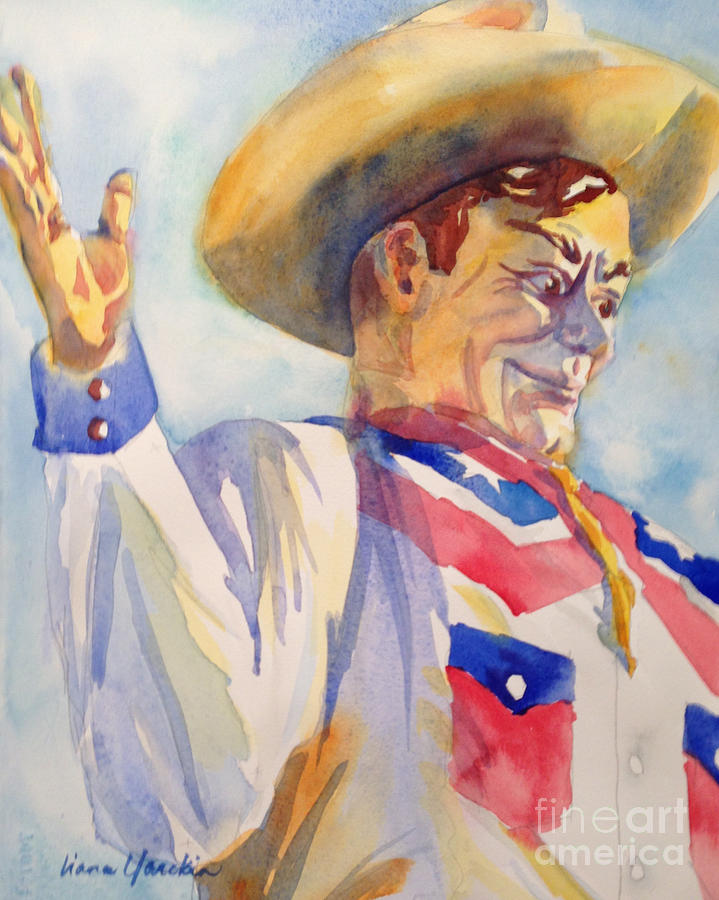 Big Tex Painting by Liana Yarckin