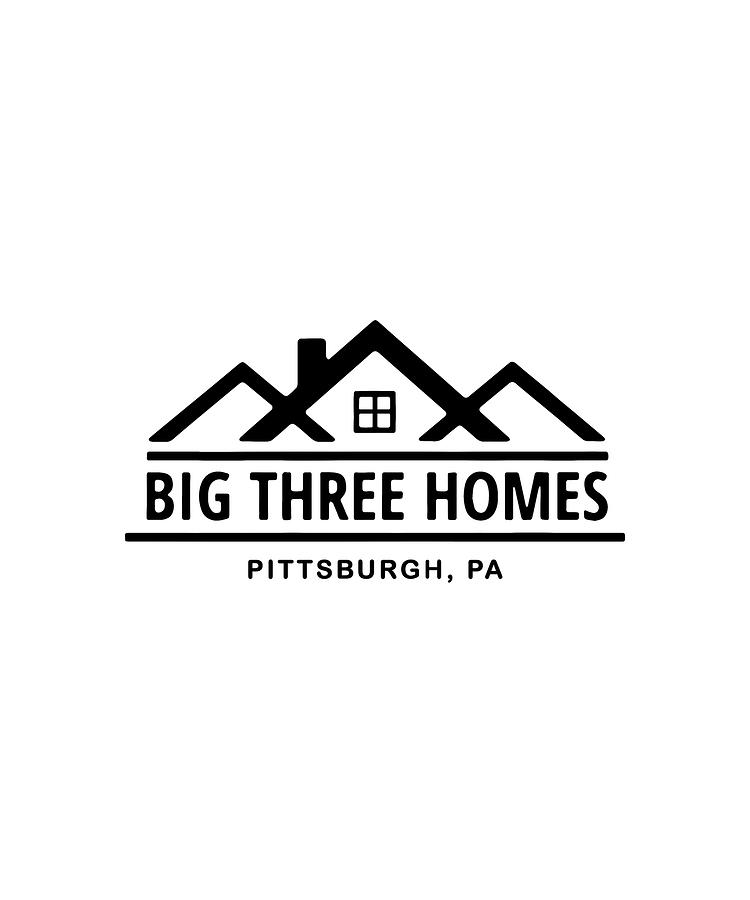 Big Three Homes hipster Digital Art by Brock Alison - Fine Art America