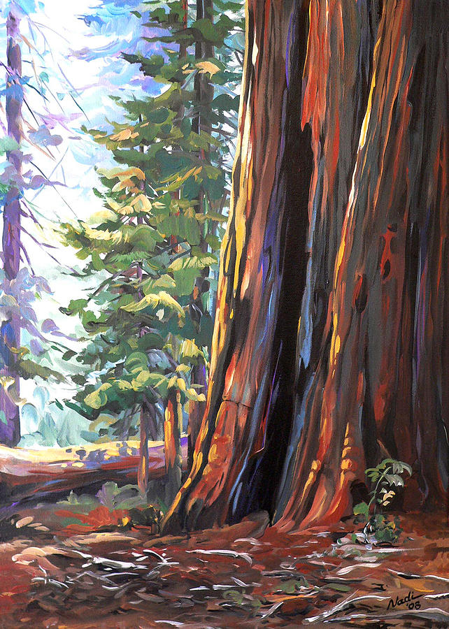 Big Tree Painting by Nadi Spencer