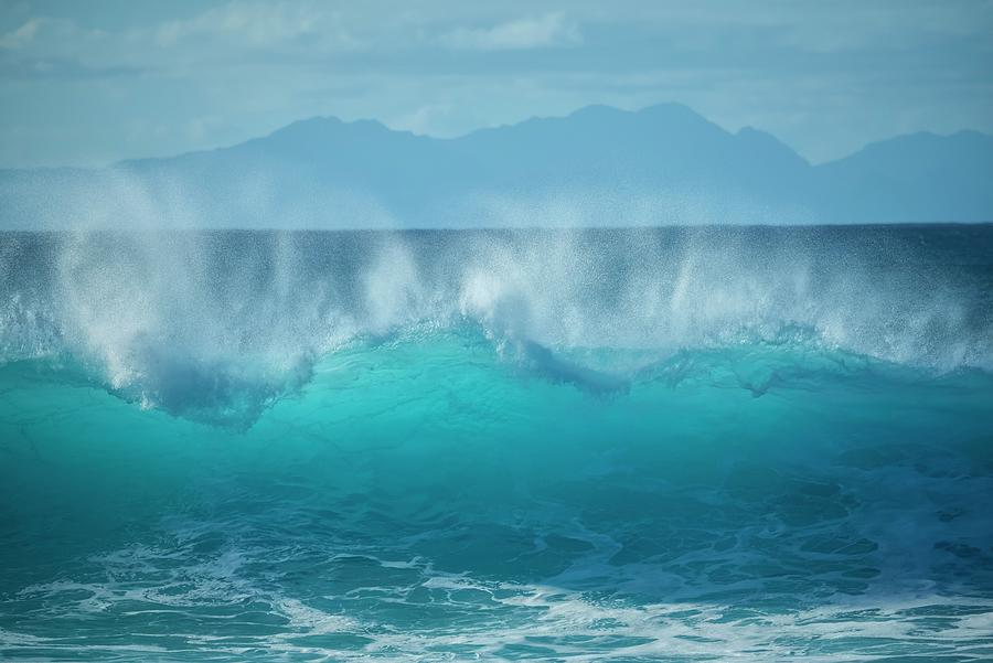 Big Wave In Hawaii Digital Art by Heeb Photos