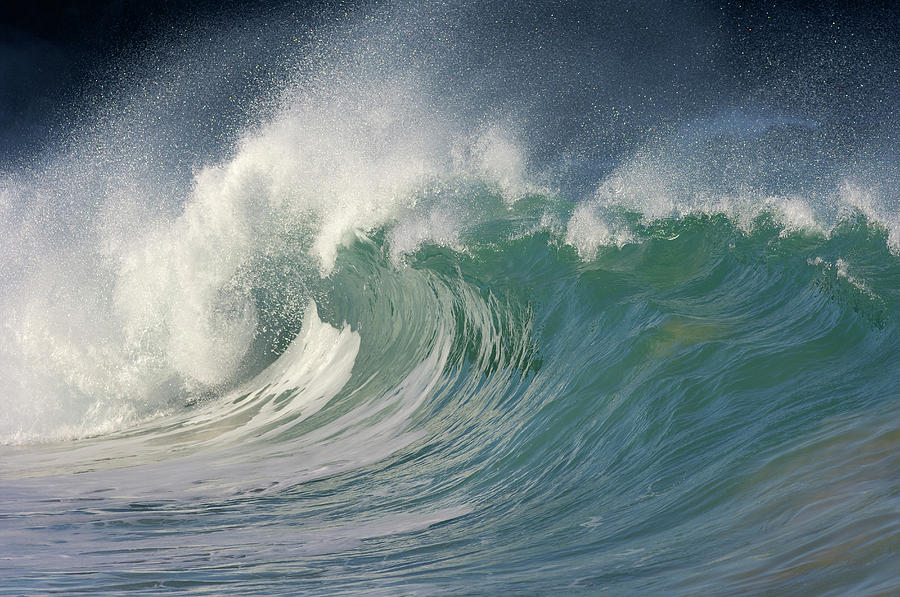 Big Wave, Waimea Bay, Oahu, Hawaii, Usa Photograph by Martin Ruegner
