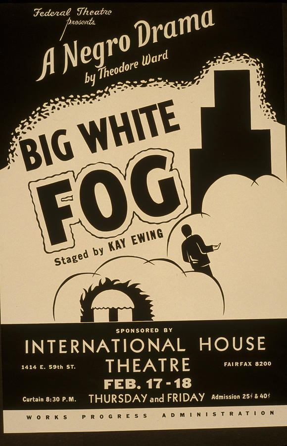 Big White Fog Drawing by Vintage Pix