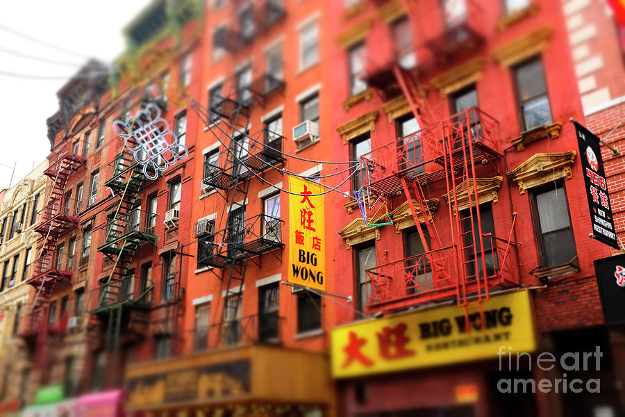 Big Wong Colors Chinatown New York City Photograph by John Rizzuto