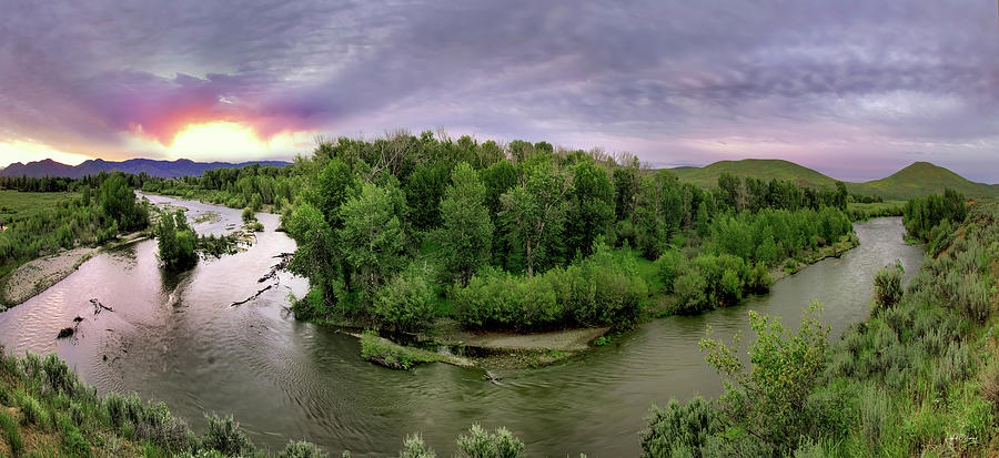Big Wood River Photograph by Leland D Howard