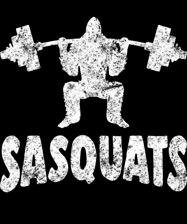 Bigfoot Sasquatch Funny Fitness Workout Pun Apparel