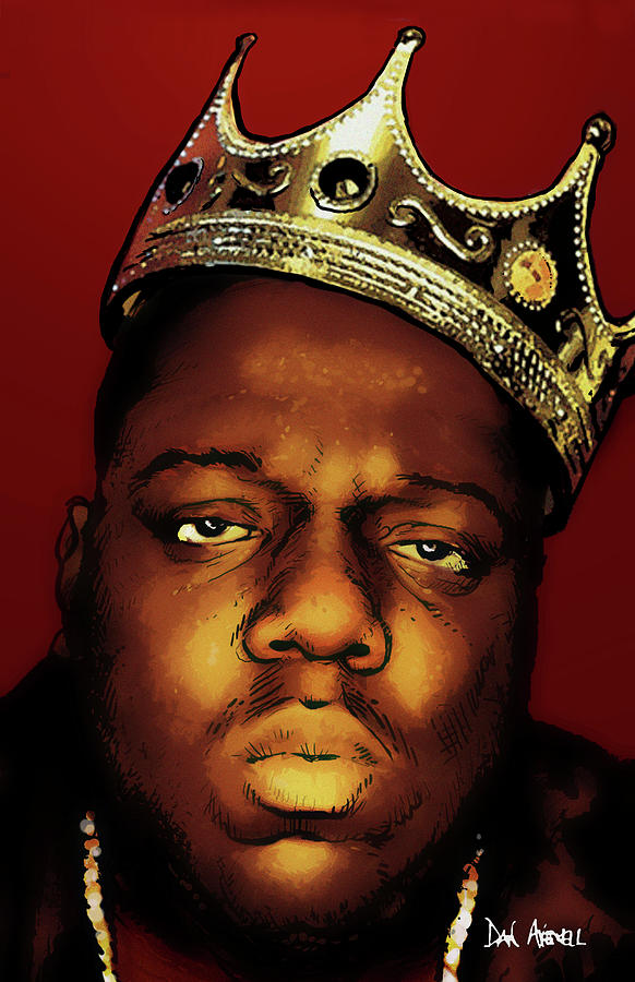 Notorious B.I.G. - Biggie Smalls Digital Art by Dan Avenell - Fine Art ...