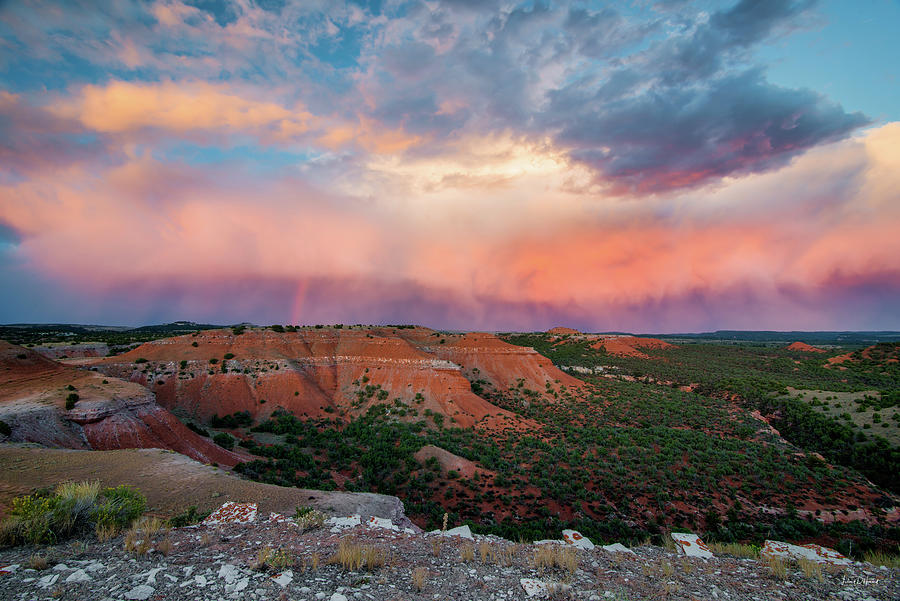 Bighorn Basin Sunset Photograph by Leland D Howard
