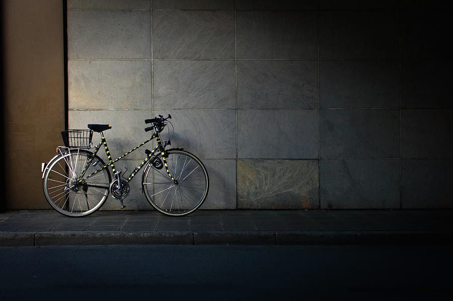 Bike In Tunnel Photograph by Sebastian Steiner