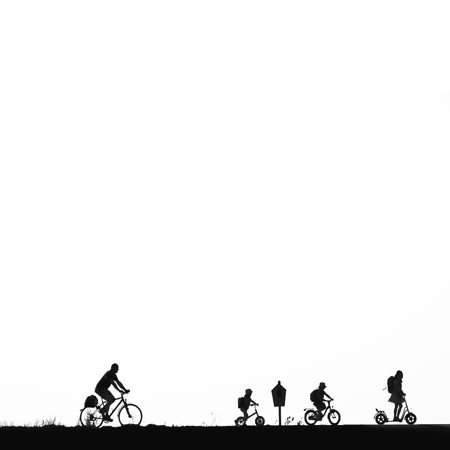 Bike On The Dike Family With Photograph by Positiv Photography