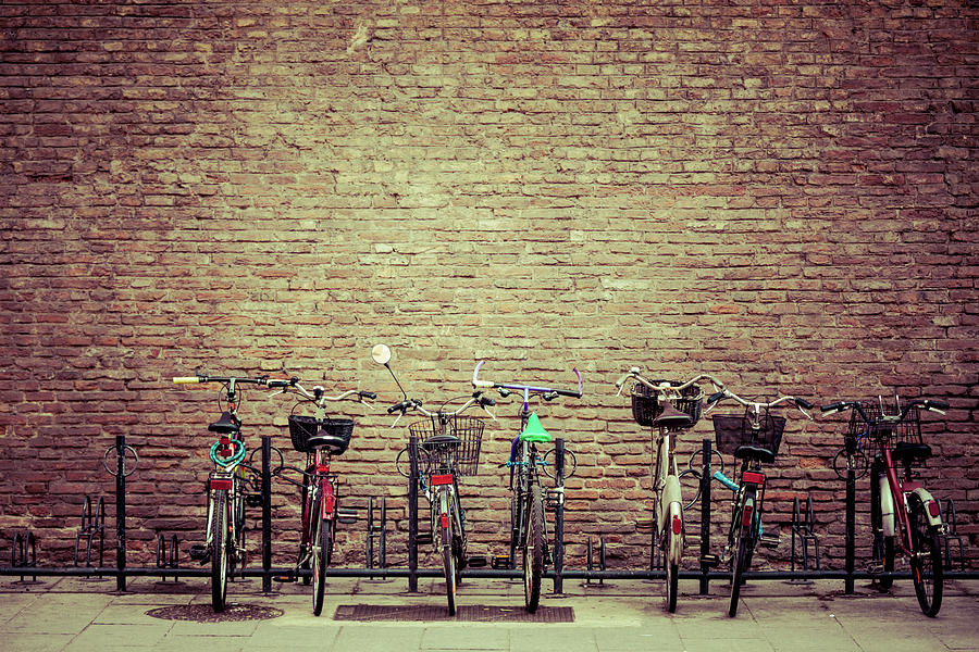 Bike Parking In Bologna, Italy Photograph by Zodebala