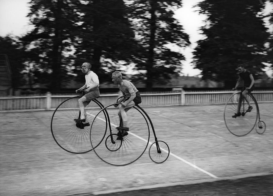 Bike Race Photograph by Fox Photos