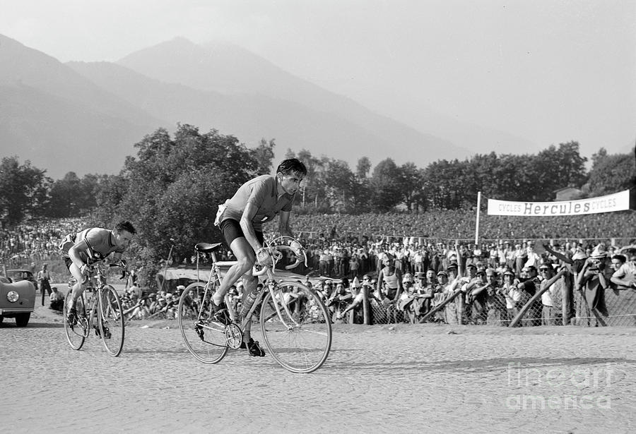 Bike Roads World Cup Lugano, 1953 Photograph by 