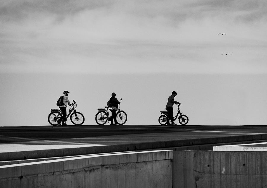 Bike Trio Photograph by Adolfo Urrutia