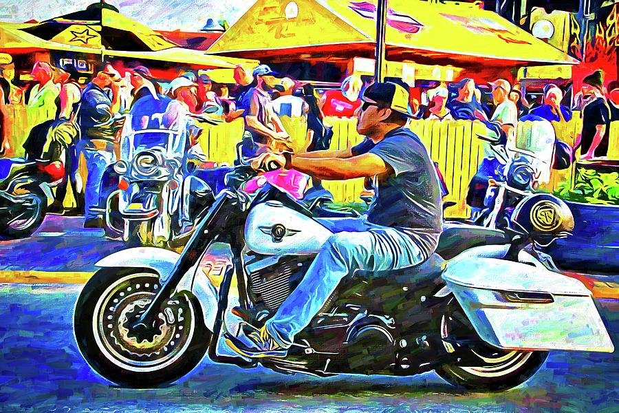 Bike Week Yellows by Alice Gipson Bike Week Yellows by Alice Gipson