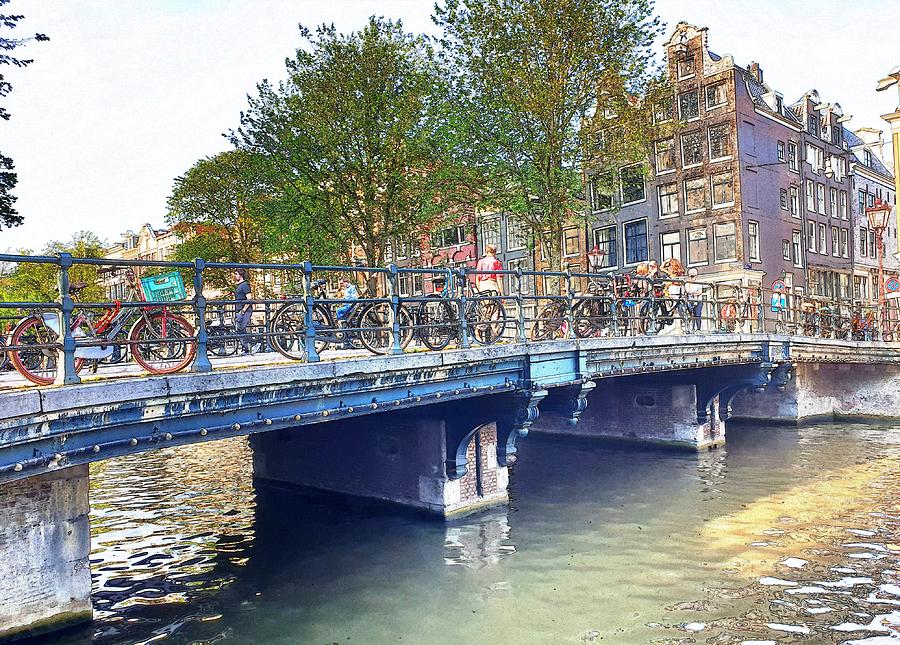 Bikes on the Bridge by Andrea Whitaker Bikes on the Bridge by Andrea Whitaker