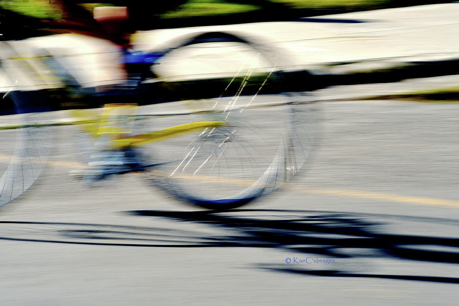 Biking Motion and Morning Shadow by Kae Cheatham Biking Motion and Morning Shadow by Kae Cheatham