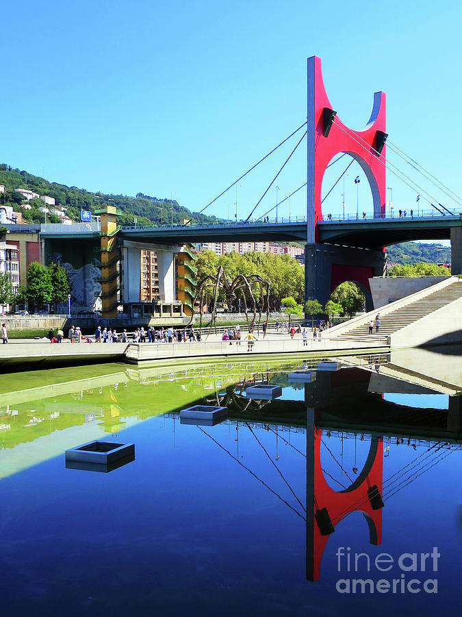 Bilbao Reflections Photograph by Rick Locke - Out of the Corner of My Eye