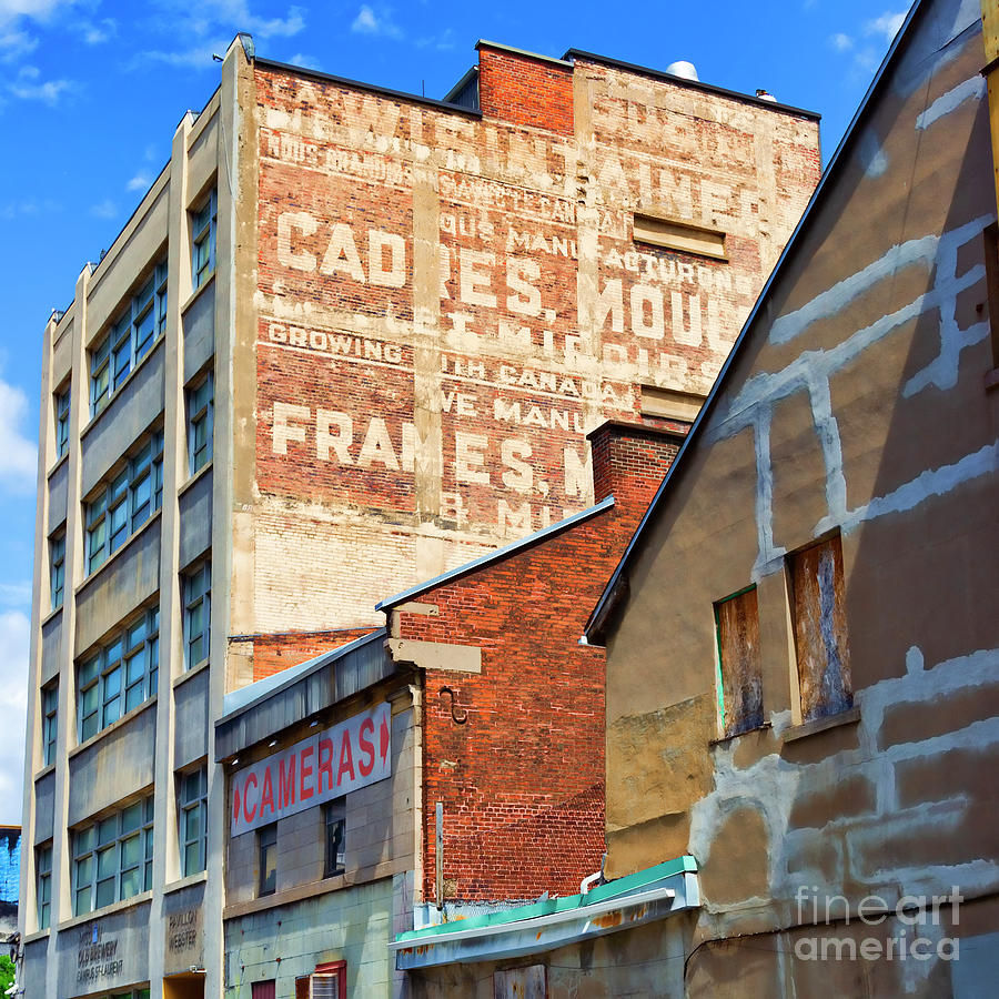 Bilingual Ghost Sign Photograph by Lenore Locken