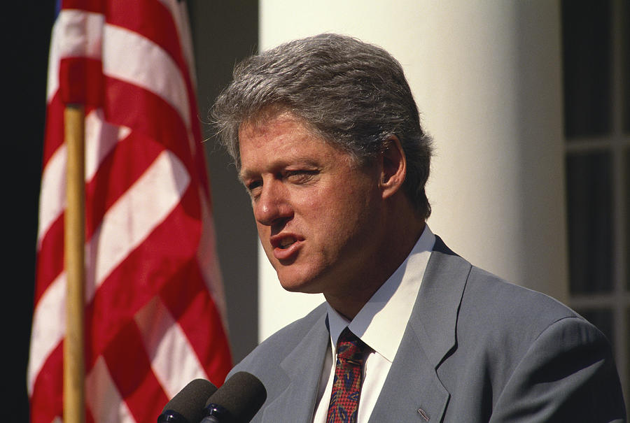 Bill Clinton, 1993 Photograph by Wesley Bocxe