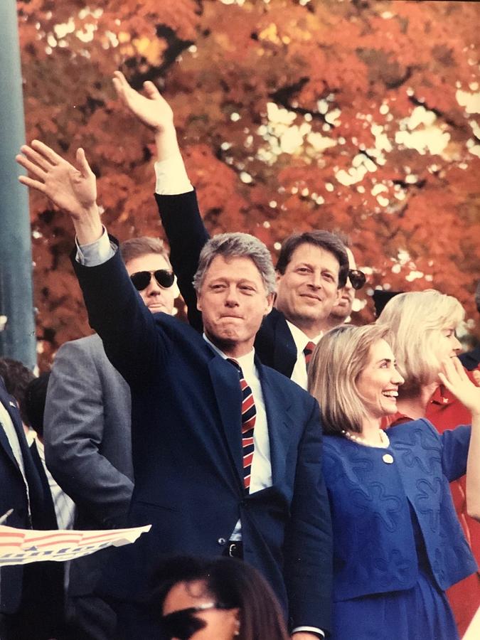 Bill Clinton Photograph - Bill Clinton Campaigning At Nccu by North Carolina Central University