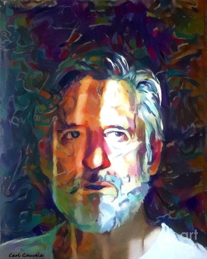 Bill Pullman the sinner Painting by Carl Gouveia