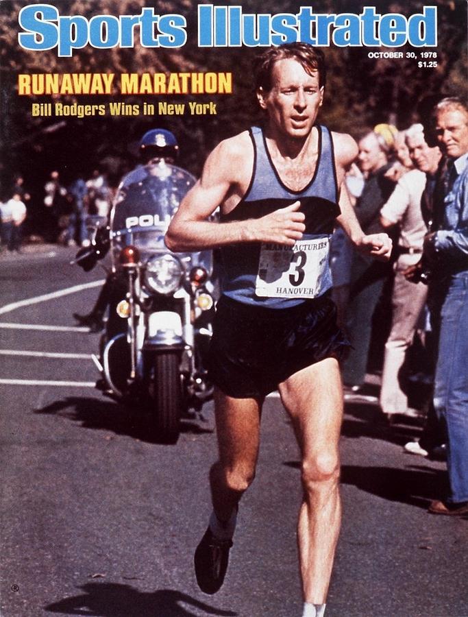 Bill Rodgers, 1978 New York City Marathon Sports Illustrated Cover Photograph by Sports Illustrated