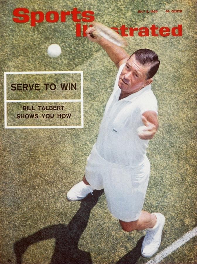 Bill Talbert, Tennis Sports Illustrated Cover Photograph by Sports Illustrated